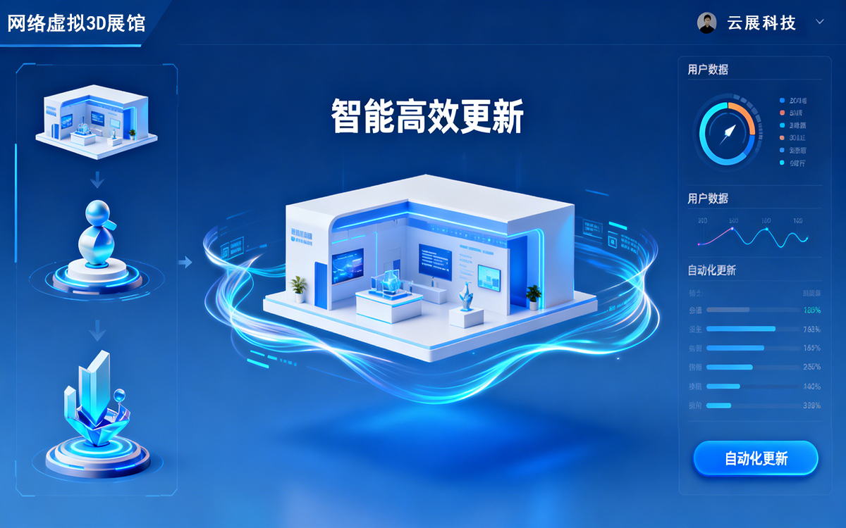 網絡虛擬3D展館的內容動態更新如何更智能高效？