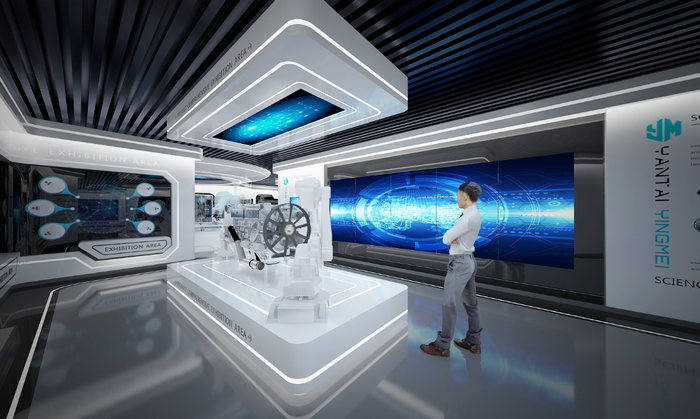 走進(jìn)人工智能科技展廳，體驗(yàn)未來(lái)科技的奇妙之旅