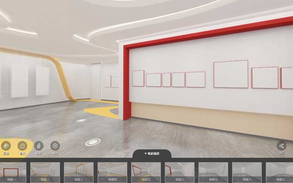 零代碼3D展廳模板！10分鐘生成企業(yè)虛擬展廳